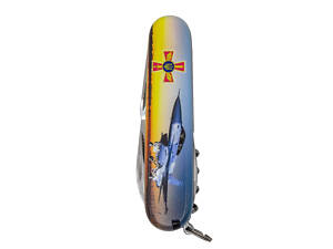 Складной нож Victorinox Climber Army Самолет и Эмблема ВС ВСУ (1.3703.3_W3040p)