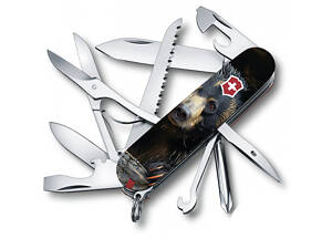 Складний ніж Victorinox Fieldmaster Animal 91 мм 16 функцій Чорний ведмідь (1.4713.3_F1100pw)