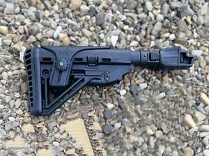 Складний телескопічний приклад з амортизатором для АК-47, АК-74 ,АКМ , Чорний