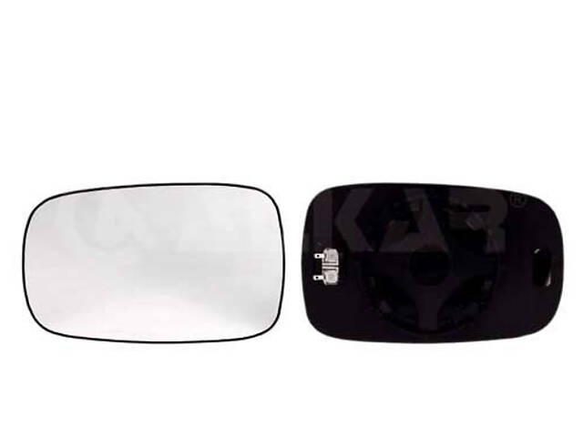 Стекло зеркала левое/правое, (подогрев, рельефное) Renault Clio, Megane 96-10