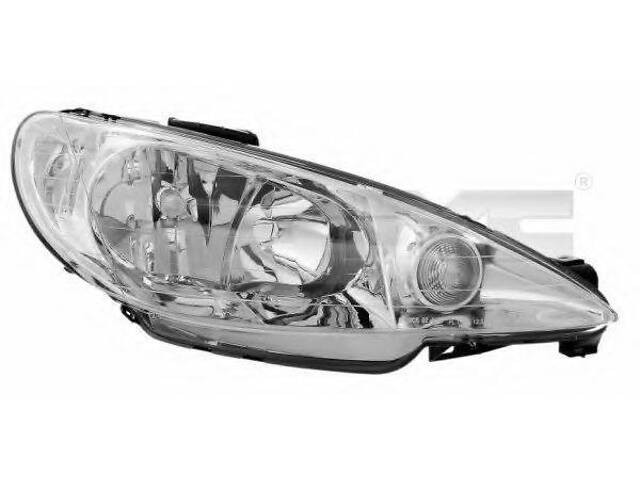 Скло фари TYC 206156052 на PEUGEOT 206 Наклонная задняя часть (2A/C)