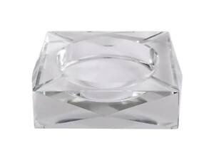 Скляна попільничка для сигарет 13х13х4 см попільничка квадратна настільна HP-4-132