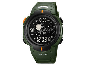 Skmei 1820AGBK Армійсько-зелені Чорні