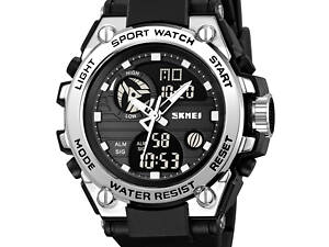 Skmei 2360BKSI Чорно-срібні