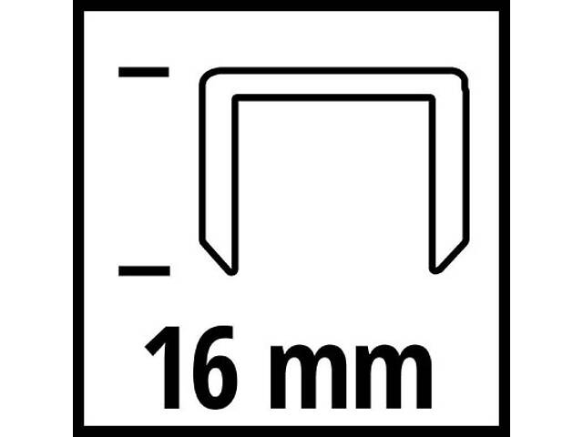 Дужки для будівельного степлера Einhell 5.7х16мм, 3000шт. (4137855) - Фото 3