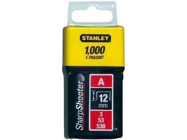 Дужки Stanley Light Duty тип а, 12 мм, 1000 шт (1-TRA208T) - Фото 1