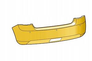 SKODA FABIA ЗАДНІЙ БАМПЕР 6V9807421