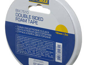 Скотч Buromax двосторонній на пінній основі 12 мм х 2 м (BM.7510)
