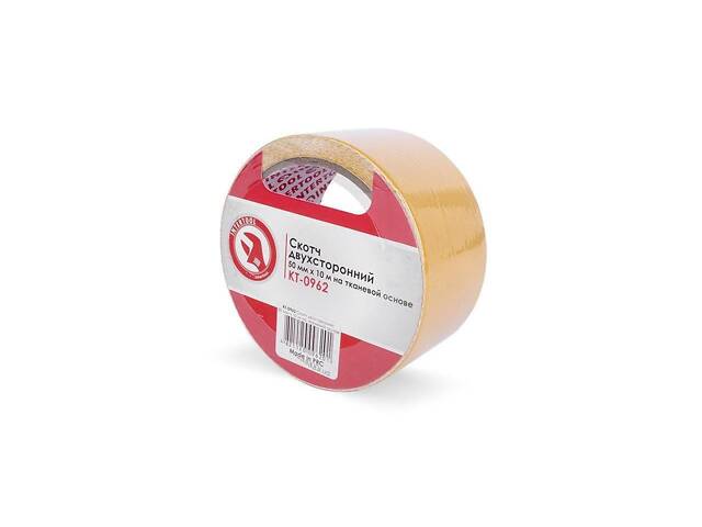 Скотч двухсторонний Intertool - 50 мм х 10 м ткань - Фото 2