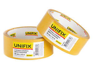 Скотч двухсторонний Unifix - 38 мм x 10 м полипропилен
