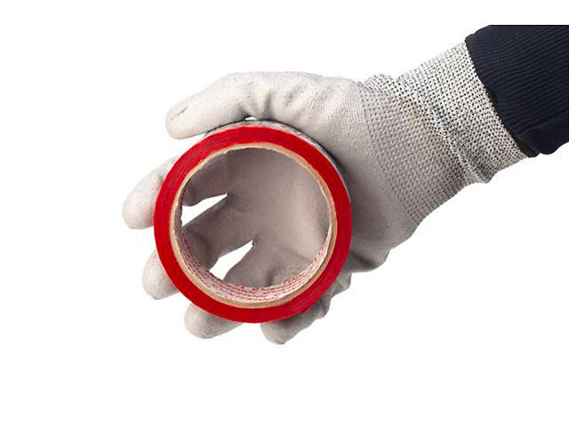Скотч Intertool — 48 мм x 50 м x 44 мкм червоний - Фото 3