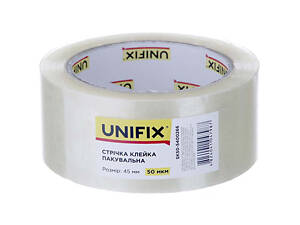 Скотч Unifix 45 мм × 66 м × 50 мкм прозрачный (SK50-5400266)