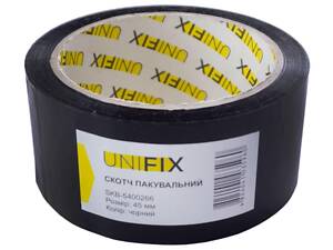 Скотч Unifix 45 мм x 80 м x 40 мкм черный (SKB-5400266)