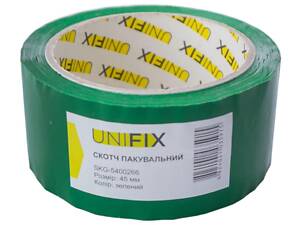 Скотч Unifix 45 мм x 80 м x 40 мкм зеленый (SKG-5400266)