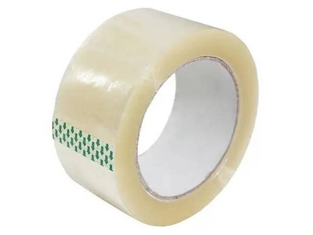 Скотч упаковочный 40 мкм, 72мм*66м, прозрачный - Фото 1