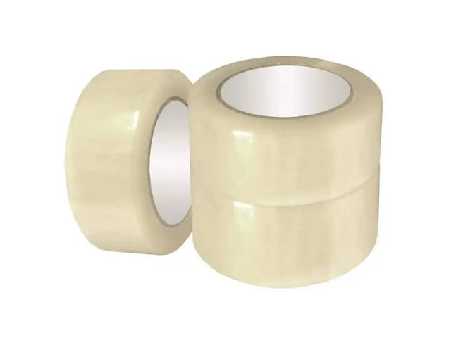 Скотч упаковочный 40 мкм, 72мм*66м, прозрачный - Фото 2