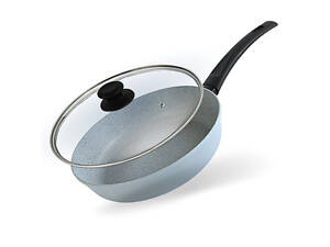 Сковорода 24 см з антипригарним покриттям MOSAIC зі скляною кришкою