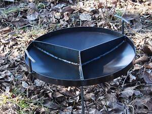 Сковорода 3-секційна 50 см із диска борони з бортом