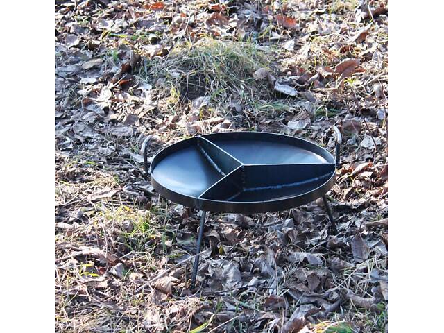 Сковорода 3-секційна 50 см із диска борони з бортом - Фото 6