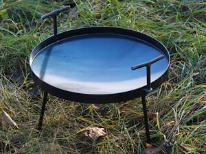 Сковорода 50 см із диска борони зі знімними ручками