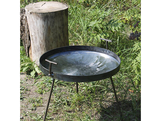 Сковорода 55 см зі справжнього Б/У диска борони з бортом - Фото 2