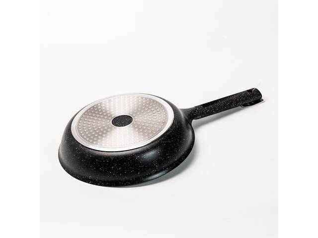 Сковорода алюмінієва зі скляною кришкою Ø 29 см пательня - Фото 3