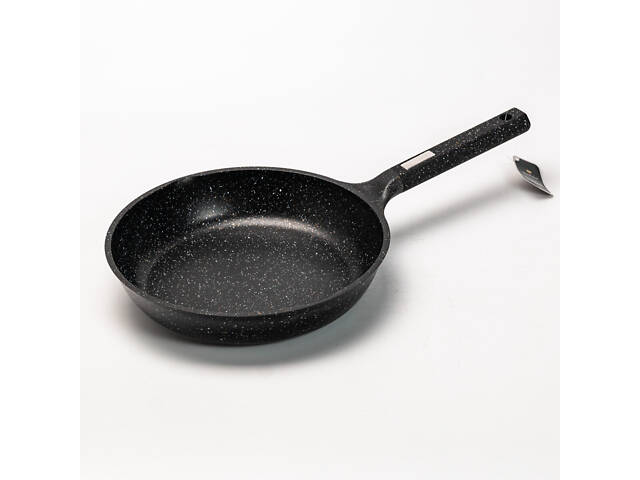 Сковорода алюмінієва зі скляною кришкою Ø 29 см пательня - Фото 4