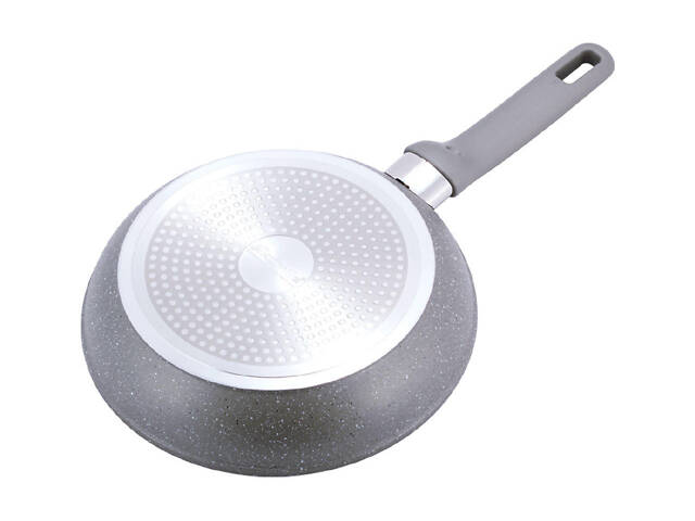 Сковорода антипригарная Kamille 240 мм Grey Marble 4287GR (4287GR) - Фото 4