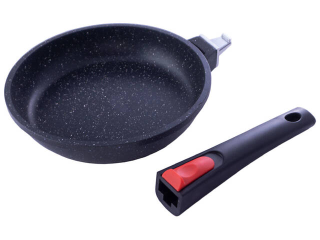 Сковорода антипригарная Maestro 200 мм Granite (MR-4920) - Фото 5