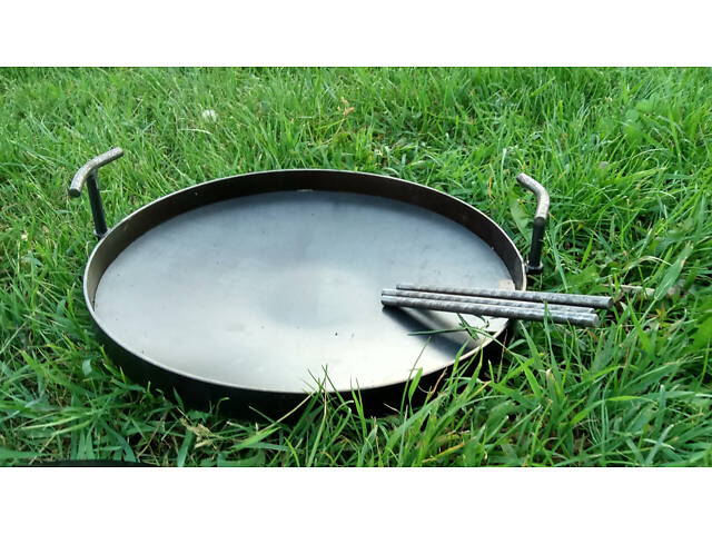 Сковорода борони 40 см, з диска, для пікніка туристична, для мангала - Фото 9