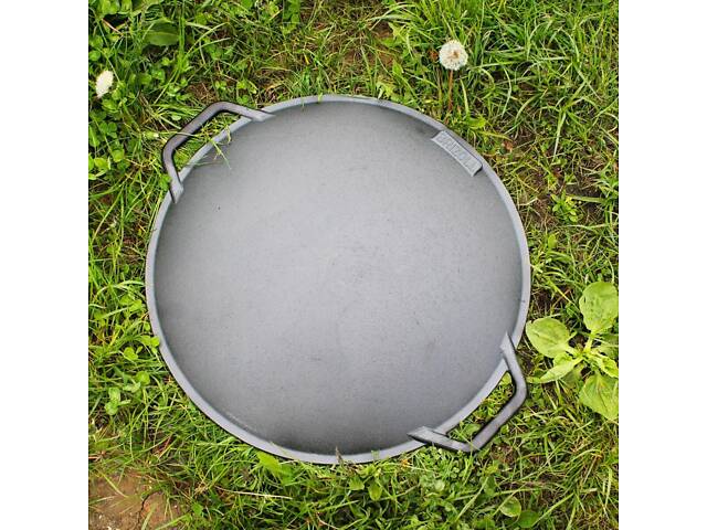 Сковорода чавунна 45 см із підставкою - Фото 8