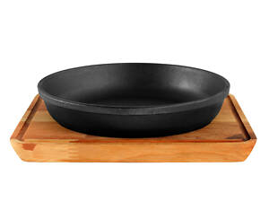 Сковорода чавунна з підставкою 220 х 40 мм