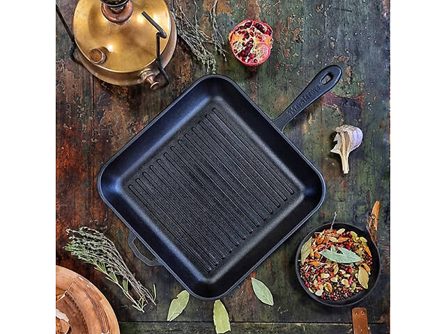 Сковорода-гриль SNT 280-280-40MRgrillУк 28х28 см - Фото 1