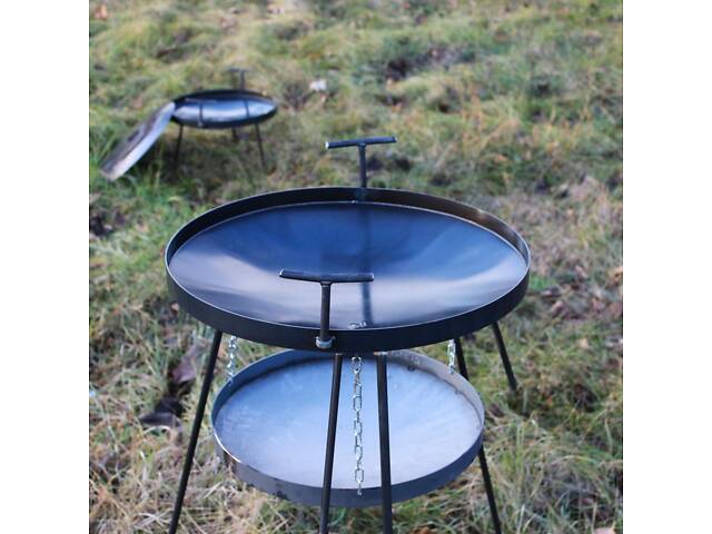 Сковорода-гриль із підставкою для вогню - Фото 1