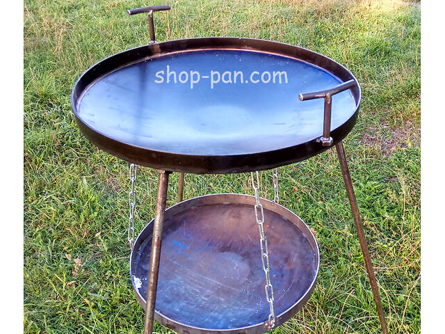 Сковорода-гриль із підставкою для вогню - Фото 4