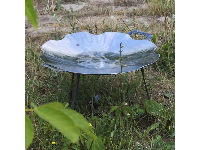 Сковорода Ромашка зі справжнього диска борони 65 см - Фото 3