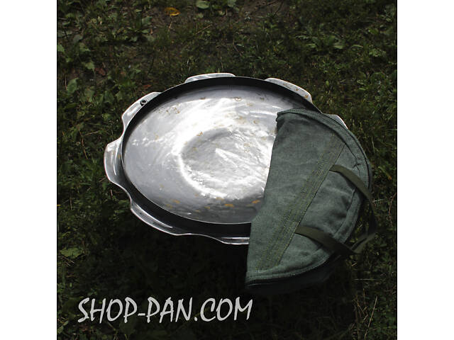 Сковорода з бортом Ромашка 40 см зі справжнього диска борони - Фото 1