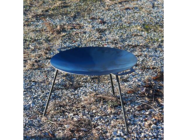 Сковорода-тарілка 48 см для багаття з ручками - Фото 1