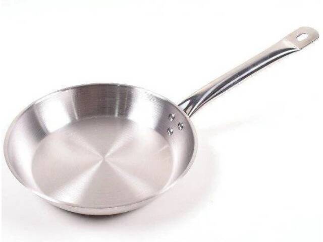 Сковорода універсальна Benson BN-635 24 см срібляста - Фото 1