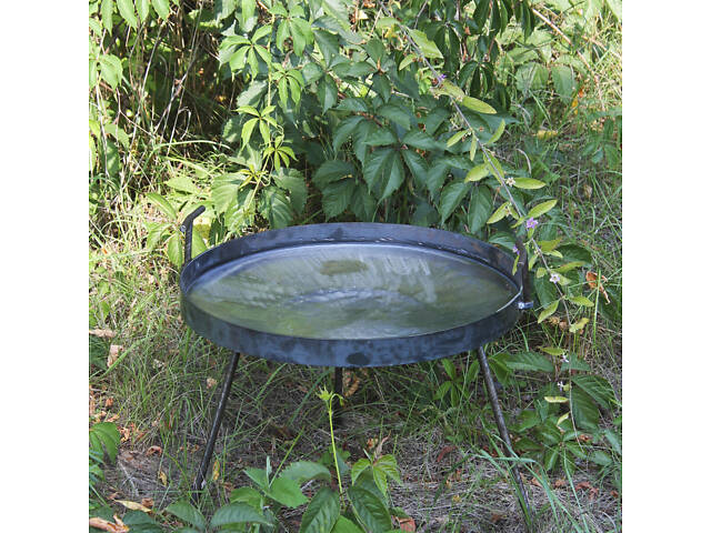 Сковорода з Б/У диска борони 60 см з бортом і кришкою в комплекті - Фото 6