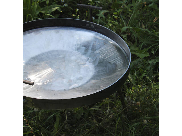 Сковорода зі справжнього Б/У диска 65 см борони з бортом - Фото 2