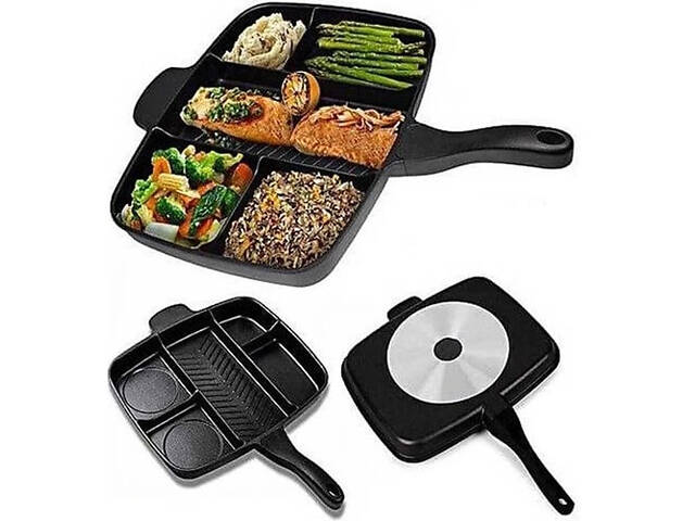 Сковорідка універсальна Magic Pan на 5 відділень - Фото 3