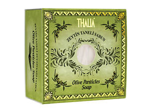 Скрабуюче мило з олією та кісточками оливи Thalia, 150 г Лівеста