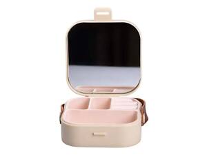 Коробочка для украшений 9×9×3.8 см мини-органайзер для ювелирных изделий HP-5-27BE