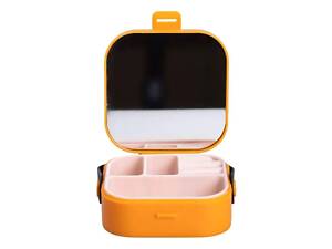 Коробочка для украшений 9×9×3.8 см мини органайзер для ювелирных изделий HP-5-27O