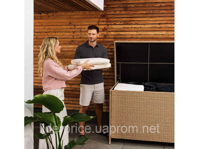 Сундук садовый для хранения Di Volio Varise 740 L бежевый, Оригинал! - Фото 2