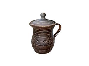 Слівочник декор з ручкою та кришкою ТМ ЕТНО КЕРАМІКА