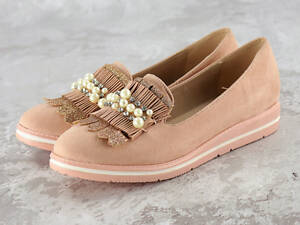 Сліпери жіночі Fashion Pearl 1038 37 розмір 23 см Пудра