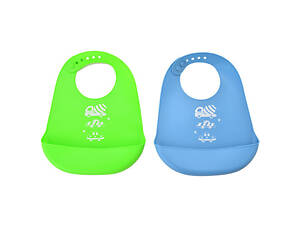 Слюнявчик силиконовый Stenson MH-3404-1 29х23 см