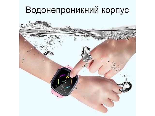 Smart годинник дитячий з GPS відстеженням Nectronix LT-25(Чорні), з підтримкою 4G, термометром, камерою, сенсорним екраном - Фото 5